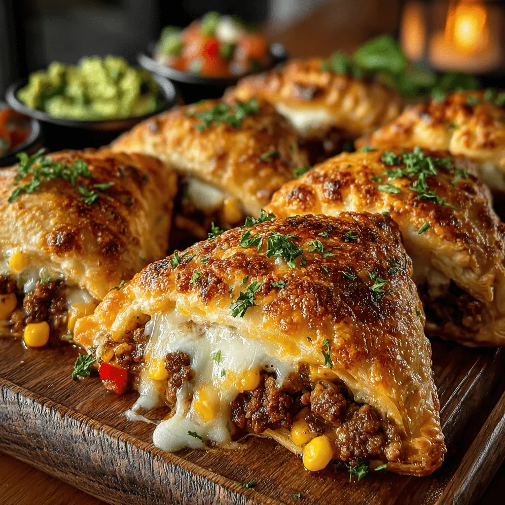 In the world of culinary delights, few things can rival the excitement and satisfaction of biting into a warm, flaky pastry filled with a savory, flavorful mixture. These Mini Southwest Chicken Taco Puffs are not only a feast for the taste buds but also a perfect appetizer or snack for any gathering. Imagine a crispy exterior giving way to a rich filling of seasoned chicken, vibrant vegetables, and gooey cheese. These taco puffs are sure to impress family and friends alike, making them a go-to recipe for parties, game days, or even a cozy night at home.