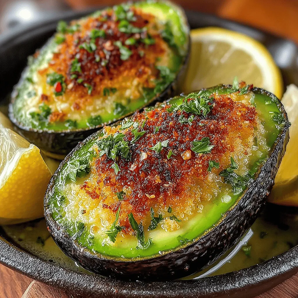To achieve the perfect topping for your crunchy Parmesan crusted baked avocados, start by combining your ingredients in a mixing bowl. The ideal consistency is key to ensuring that your topping adheres well to each avocado half and crisps up beautifully in the oven.