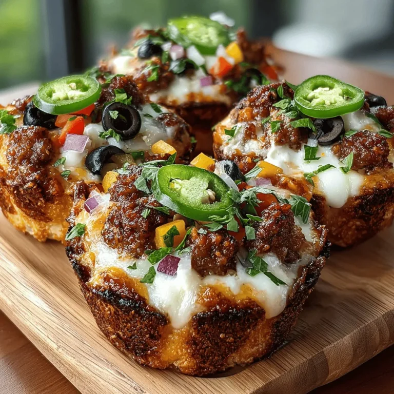 Are you in search of a snack that perfectly marries the beloved flavors of pizza with the crunchy delight of nachos? Look no further! Mini Pizza Nacho Bowl Bites are here to satisfy your cravings. This recipe not only captures the essence of two classic favorites but also offers a fun and interactive way to enjoy them. Whether you’re hosting a party, enjoying a family game night, or simply treating yourself to a delicious meal, these bites are sure to impress.