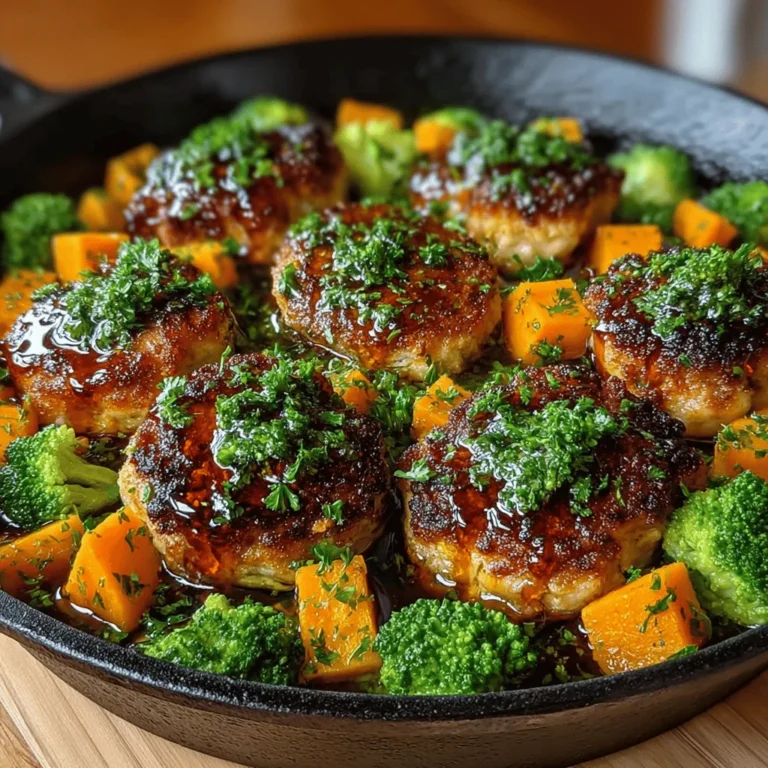 When it comes to preparing meals that are both comforting and nutritious, few dishes can rival the appeal of a one-skillet meal. The simplicity of using wholesome ingredients to create a delicious, satisfying dish not only streamlines the cooking process but also minimizes cleanup, making it a favorite among busy home cooks and families alike. One such dish that embodies these qualities is the Crispy Chicken and Sweet Potato Skillet. This recipe combines the tender juiciness of chicken thighs, the natural sweetness of sweet potatoes, and the vibrant crunch of broccoli, resulting in a colorful, flavorful, and nourishing meal that everyone will love.