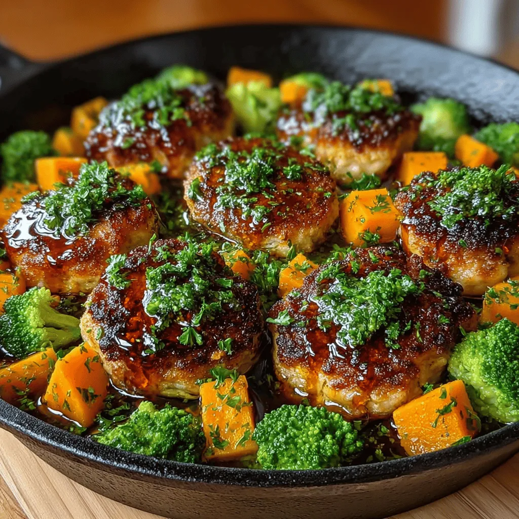 When it comes to preparing meals that are both comforting and nutritious, few dishes can rival the appeal of a one-skillet meal. The simplicity of using wholesome ingredients to create a delicious, satisfying dish not only streamlines the cooking process but also minimizes cleanup, making it a favorite among busy home cooks and families alike. One such dish that embodies these qualities is the Crispy Chicken and Sweet Potato Skillet. This recipe combines the tender juiciness of chicken thighs, the natural sweetness of sweet potatoes, and the vibrant crunch of broccoli, resulting in a colorful, flavorful, and nourishing meal that everyone will love.