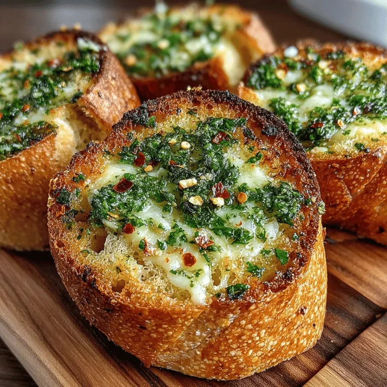 Garlic bread is a beloved side dish that has found its way into the hearts and kitchens of food lovers around the world. Its crispy exterior, combined with a warm, buttery interior, creates an irresistible treat that complements a wide array of meals, from pasta to soups and salads. While store-bought versions may offer convenience, nothing beats the flavor and aroma of homemade garlic bread, especially when you infuse it with herbs and roasted garlic. The Savory Herb-Infused Garlic Bread recipe brings a unique flavor profile to the table, elevating this classic side dish to new heights with its rich and aromatic ingredients.