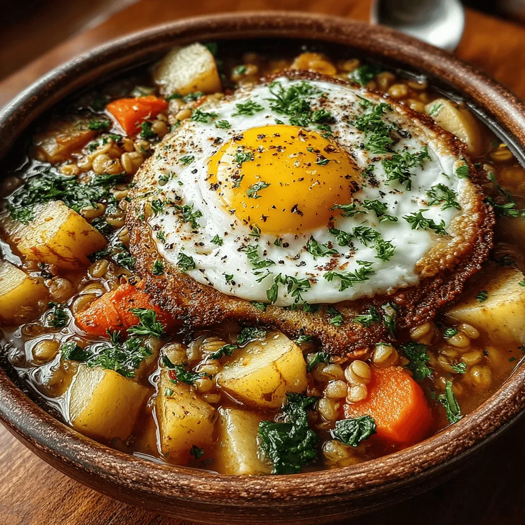 As the chill of winter settles in, there's nothing quite as comforting as a hearty bowl of soup. Hearty soups have long been a cornerstone of comfort food, providing warmth and satisfaction during the colder months. Among the myriad of soup recipes available, Cozy Egg & Leek Barley Soup stands out for its unique blend of flavors and nourishing ingredients. This delightful dish combines the earthy, mild taste of leeks with the nutty texture of barley and the richness of poached eggs, creating a truly comforting meal that is both wholesome and satisfying.