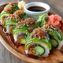 Sushi, a beloved dish with roots in Japanese cuisine, has evolved into a versatile culinary experience that caters to a variety of dietary preferences, including vegetarian and vegan options. Among the myriad of sushi rolls available, cucumber and avocado sushi rolls stand out for their simplicity, refreshing taste, and vibrant colors. Perfect for warm weather or as a healthy snack, these rolls provide a delightful balance of flavors and textures. Whether you are a novice in the kitchen or an experienced cook, this recipe is approachable and enjoyable, making it an ideal choice for anyone looking to explore the world of sushi.
