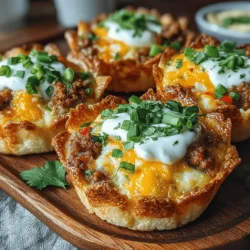 Breakfast burritos have surged in popularity over the past few years, becoming a staple in cafes and home kitchens alike. Their appeal lies in their ability to provide a hearty meal in a portable format, making them an ideal choice for those on the go. Mini Breakfast Burrito Cups take this beloved concept and transform it into a fun, bite-sized version that caters to a variety of dietary preferences.