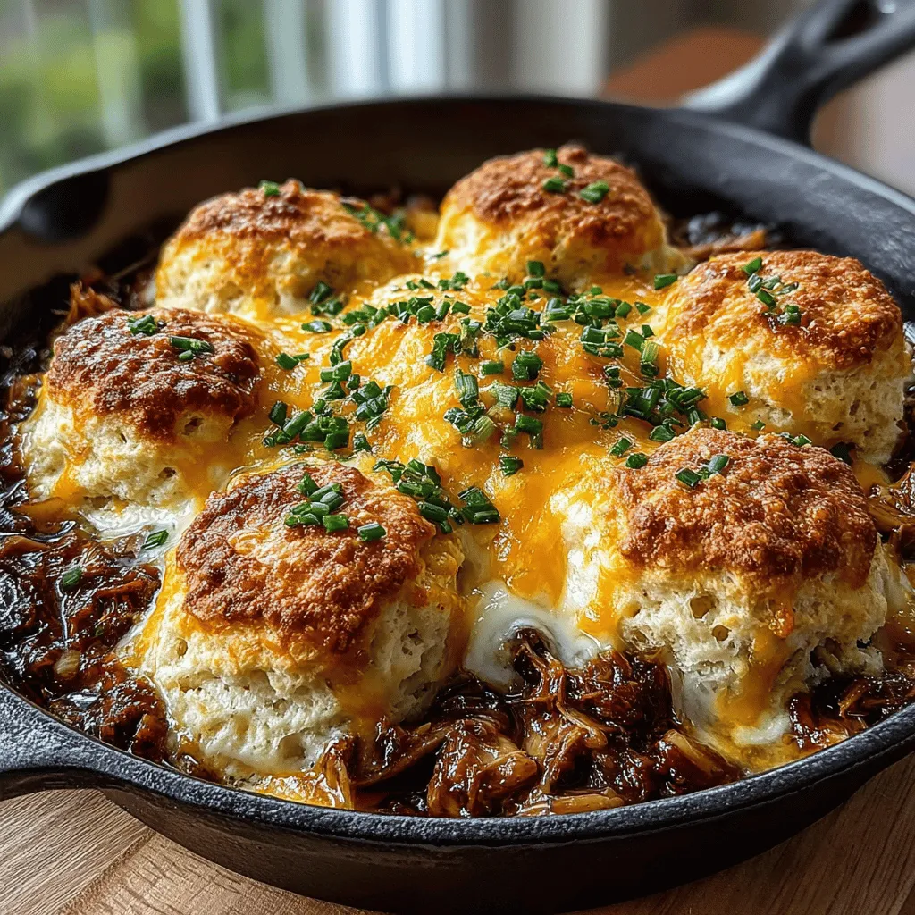 One of the great aspects of the Cheesy Chicken Delight Skillet Biscuits is that you can customize the flavor to your liking, especially when it comes to heat. If you enjoy a little spice, consider adding crushed red pepper flakes or finely chopped jalapeños to the chicken while sautéing. For those who prefer a milder flavor, simply omit these ingredients or reduce the amount used. Experimenting with heat levels can help you create a dish that perfectly suits your palate.