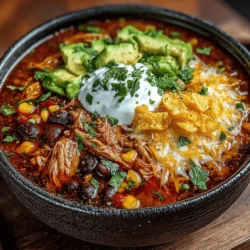 In the fast-paced world we live in, finding time to prepare a comforting meal can often feel like a daunting task. This is where the magic of slow cooker meals comes into play, transforming the way we approach cooking. The Cozy Slow Cooker Chicken Tortilla Soup is a perfect embodiment of this convenience, offering a heartwarming dish that is not only easy to prepare but also deeply satisfying. Imagine coming home after a long day to the inviting aroma of slow-cooked chicken and spices wafting through your kitchen. This soup is ideal for family dinners, casual gatherings with friends, or even a simple weeknight meal that feels special without demanding too much effort.