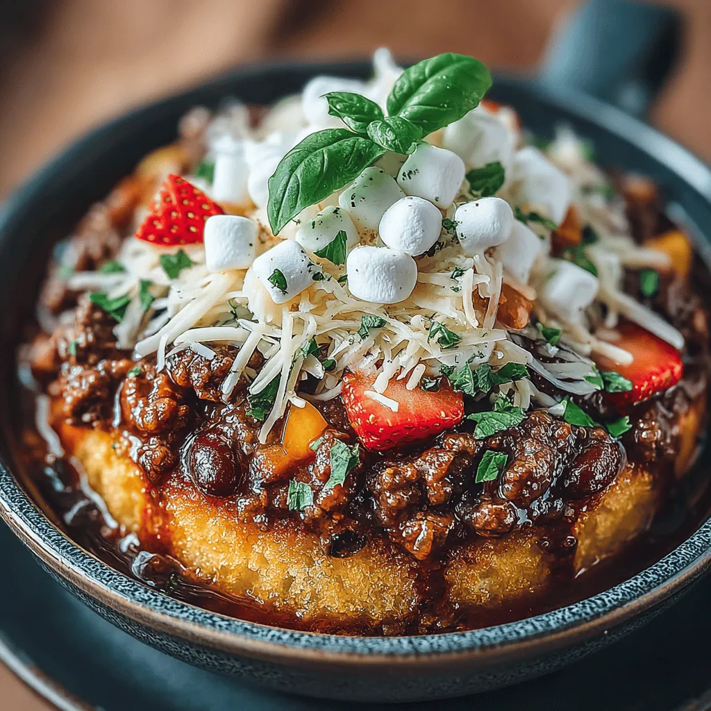 Exploring the world of culinary delights often leads us to unexpected combinations that tantalize our taste buds. Neapolitan Cake Chili is one such dish that beautifully marries the savory richness of chili with a hint of sweetness, creating a unique dining experience. This innovative recipe brings together hearty ingredients like ground beef or turkey, beans, and a medley of spices while introducing an unexpected touch of strawberries and marshmallows. This multi-faceted dish not only satisfies your cravings for comfort food but also piques curiosity with its distinctive flavor profile.