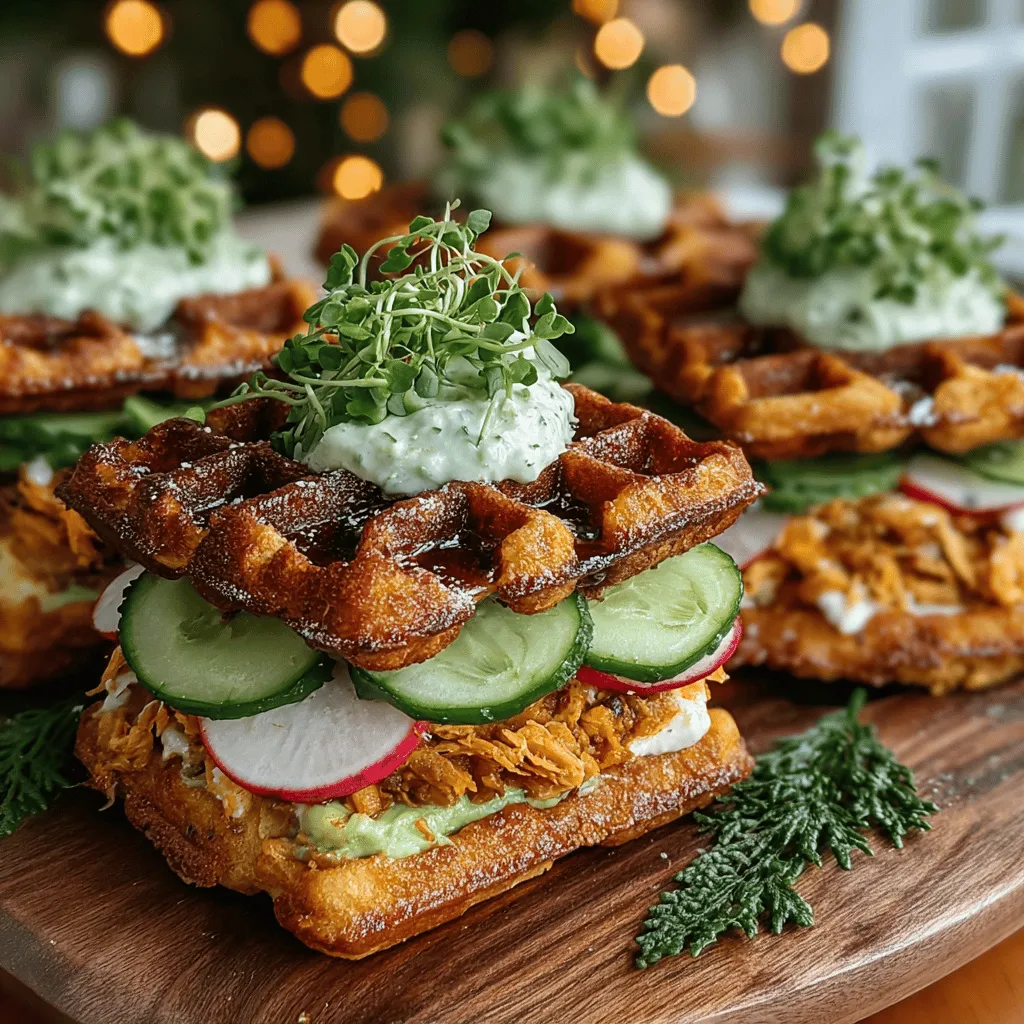 Imagine a dish that encapsulates the essence of fun, shareable meals while delivering a punch of flavor and nutrition. Enter Mini Spicy Chickpea Waffle Sliders. This innovative recipe combines the wholesome goodness of chickpeas with the delightful crunch of waffle sliders, all spiced to perfection. These mini sliders not only offer a unique twist on traditional sandwiches but also cater to a variety of dietary preferences, making them an ideal choice for gatherings, meal prep, or a satisfying snack.