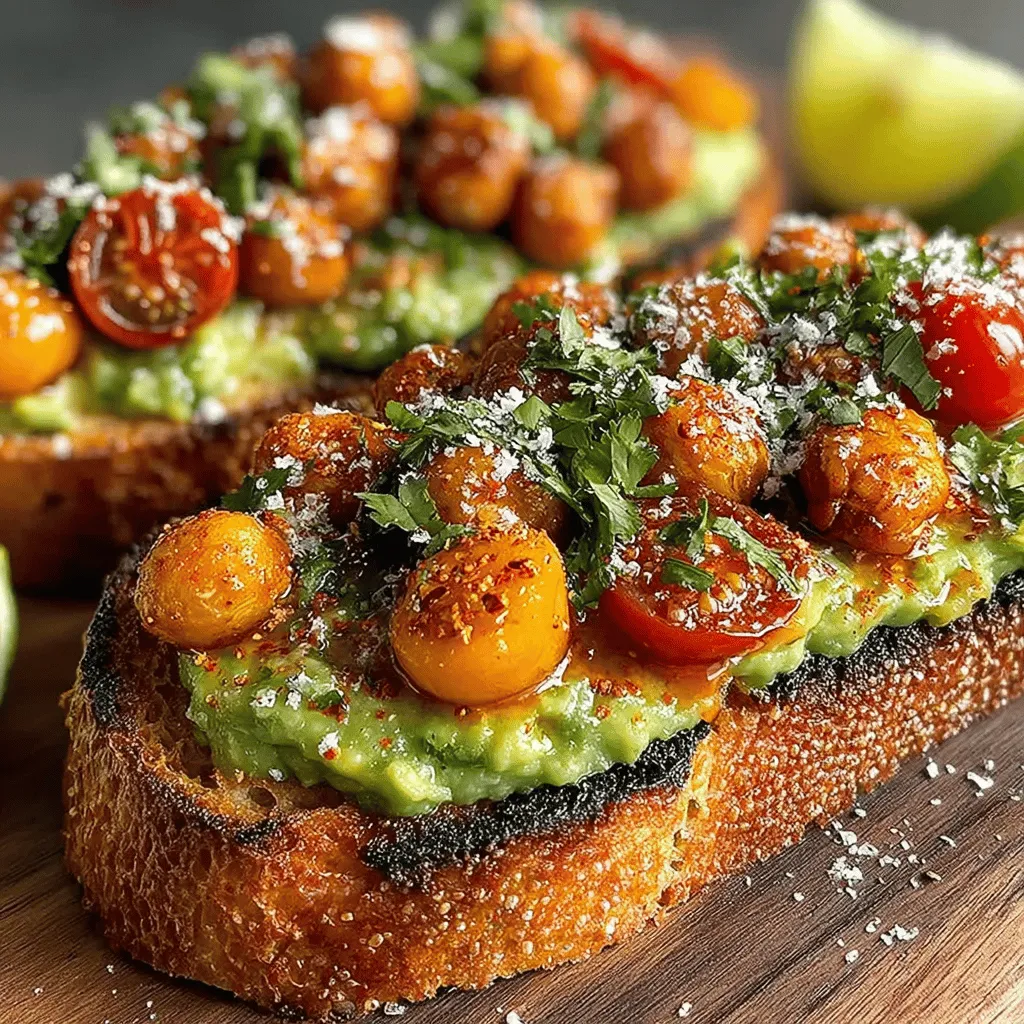 In the world of healthy eating, few dishes can compete with the vibrant and delicious Crunchy Roasted Chickpea Avocado Toast. This delightful recipe combines the rich creaminess of ripe avocados with the satisfying crunch of roasted chickpeas, offering not only a feast for the taste buds but also a powerhouse of nutrients. Packed with protein, fiber, and healthy fats, this toast is perfect for breakfast, lunch, or even as a snack. In this article, we will delve into the elements that make this dish a standout, explore its health benefits, and provide step-by-step instructions to ensure your homemade version is nothing short of perfection.