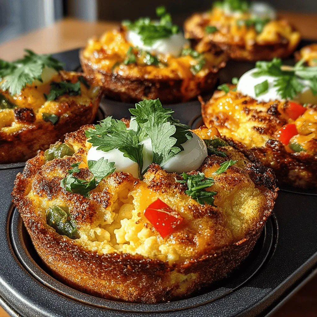 To create the perfect Hatch Chili Egg & Cheese Breakfast Cups, it all starts with the eggs. Whisking the eggs properly is crucial for achieving a fluffy texture. Begin by cracking your eggs into a large mixing bowl. For this recipe, you'll need six large eggs. Using a whisk or electric mixer, beat the eggs until the yolks and whites are fully combined. Aim for a frothy consistency, which indicates that you've incorporated enough air. This step not only helps the breakfast cups rise but also contributes to a light and airy texture when baked.