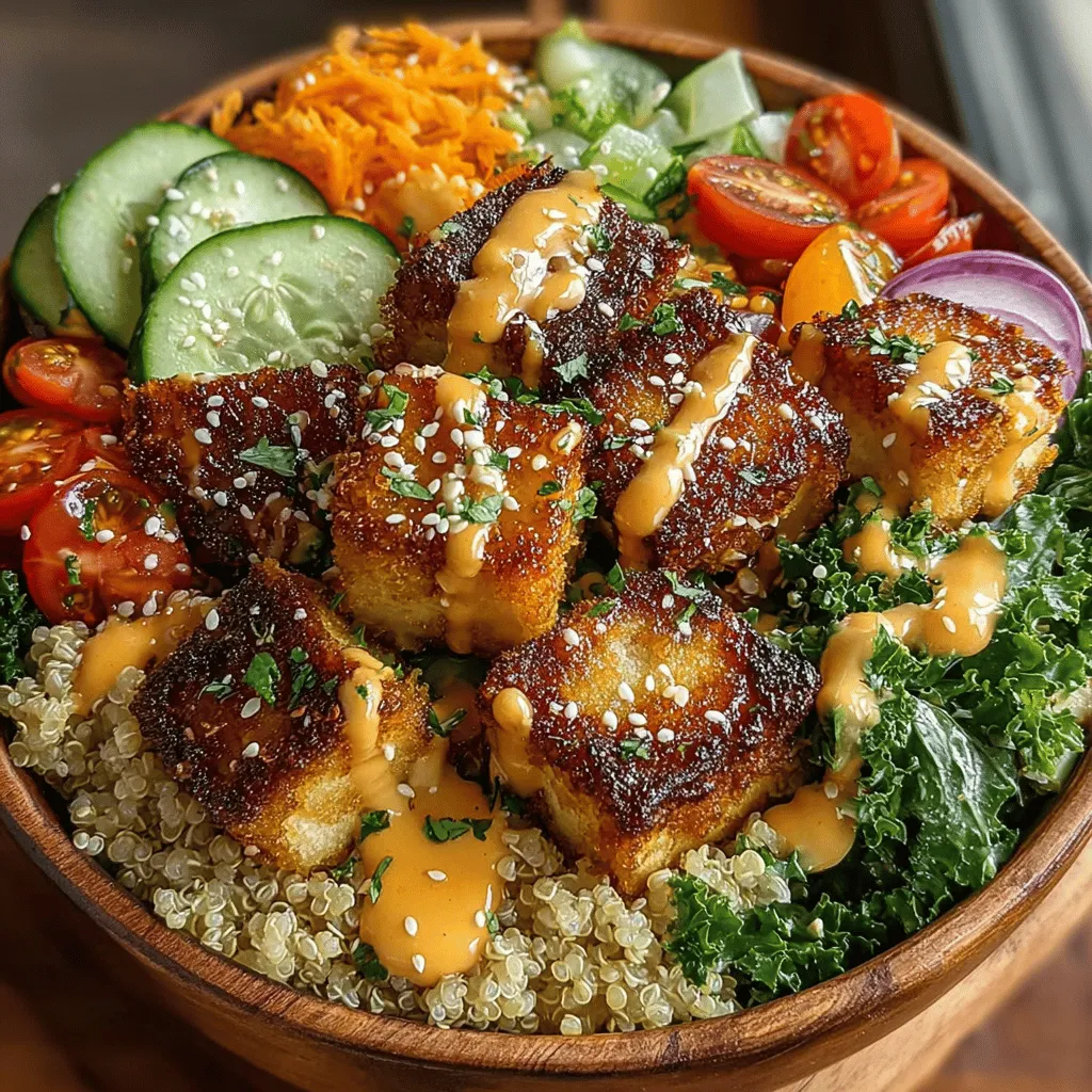 Tofu is a versatile ingredient that can absorb flavors beautifully. For the Creamy Avocado Tofu Buddha Bowls, achieving the perfect texture and flavor is essential. Here’s how to prepare the tofu effectively.