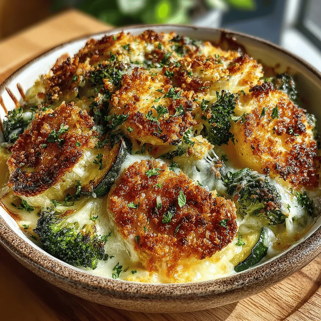 When it comes to comfort food that doesn't compromise on health, the Cheesy Zucchini & Broccoli Bliss Casserole stands out as a delightful choice. This dish marries the rich, creamy flavors of cheese with the wholesome goodness of vegetables, making it an irresistible option for both families and health-conscious individuals alike. Whether you're looking for a satisfying weeknight dinner, a side dish for a gathering, or a vegetarian main course, this casserole ticks all the boxes.