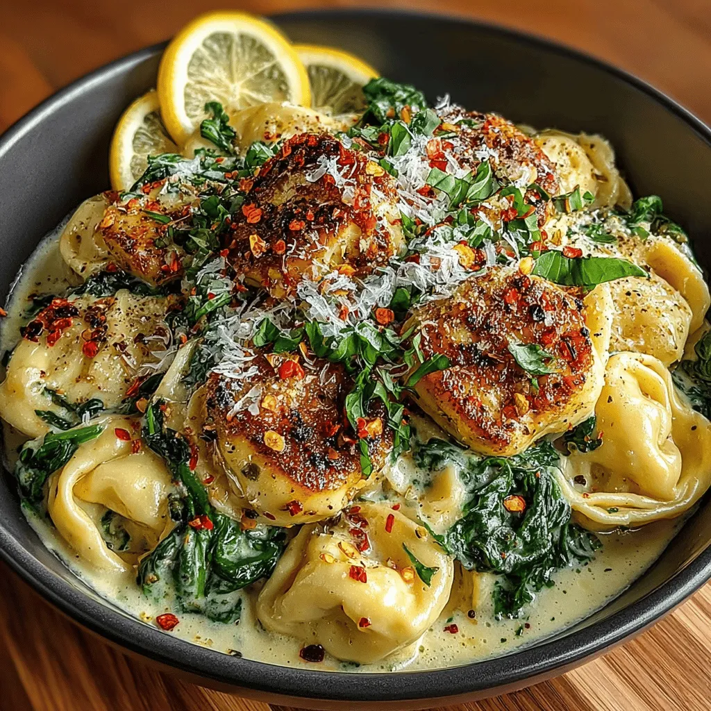 Creamy Garlic Spinach Tortellini is a dish that beautifully combines rich flavors and comforting textures, making it a beloved choice for pasta enthusiasts and home cooks alike. This recipe is not only a feast for the palate but also a quick and satisfying meal ideal for busy weeknights or leisurely weekends. The beauty of this dish lies in its simplicity; it requires minimal ingredients yet delivers a taste that feels indulgent and gourmet.