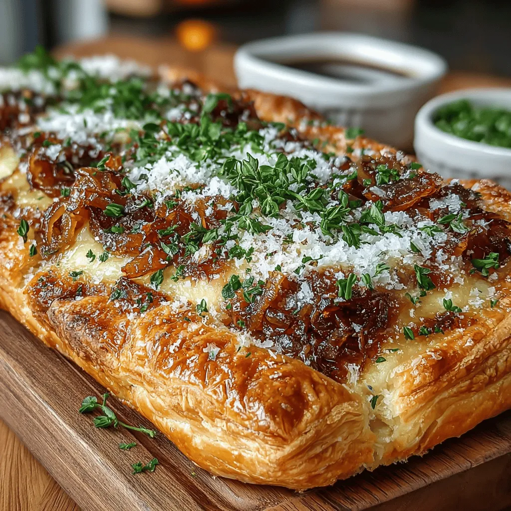 The Caramelized Onion & Gruyère Tart is a sublime dish that embodies the essence of savory sophistication. With its flaky crust and rich filling, this tart is a delightful fusion of flavors that elevates any meal, whether served as an appetizer, main course, or a brunch centerpiece. The caramelized onions lend a sweet, savory depth, while the Gruyère cheese adds a creamy, nutty richness, making each bite a comforting experience.