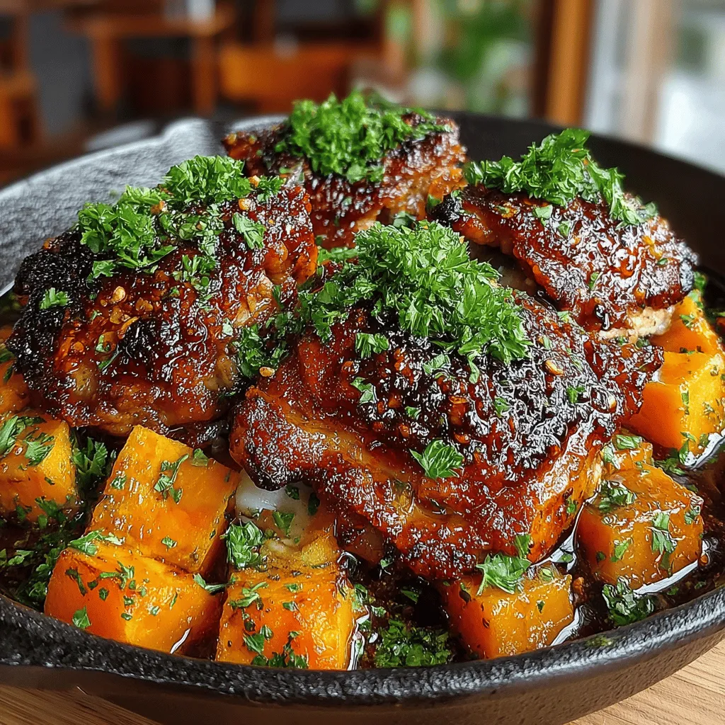 When it comes to crafting a wholesome meal that delights the palate, few dishes can compete with the rich flavors and comforting textures found in Maple Glazed Chicken & Sweet Potato Bake. This dish artfully combines the sweetness of pure maple syrup with the savory depth of marinated chicken, creating a balance that appeals to both adults and children alike. The sweet potatoes add a creamy texture and a subtle earthiness, making this bake not only delicious but also nutritious—a perfect option for family dinners or meal prep for the week ahead.