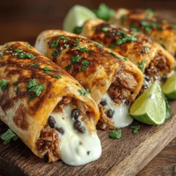 Spicy Hatch Chili Chicken Burrito Melts
