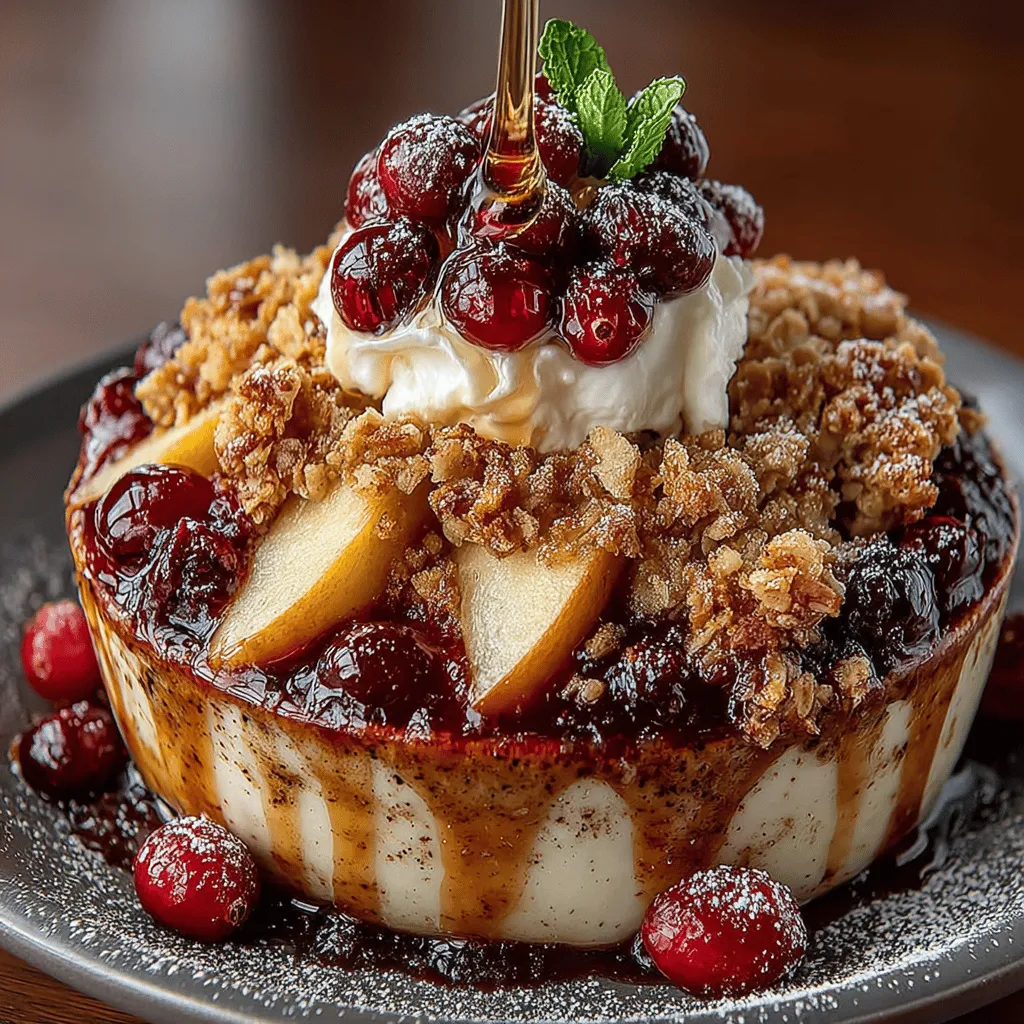 The beauty of the Autumn Bliss Cranberry Apple Crisp lies in its thoughtfully selected ingredients, each playing a vital role in achieving the perfect balance of flavor and texture. Understanding these components will not only enhance your appreciation for the dish but also empower you to make informed choices when preparing it.