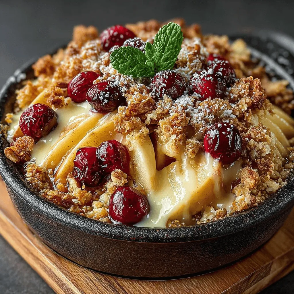 The beauty of the Autumn Bliss Cranberry Apple Crisp lies in its thoughtfully selected ingredients, each playing a vital role in achieving the perfect balance of flavor and texture. Understanding these components will not only enhance your appreciation for the dish but also empower you to make informed choices when preparing it.