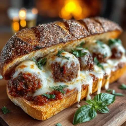 Hearty Meatball Marinara Sub Recipe
