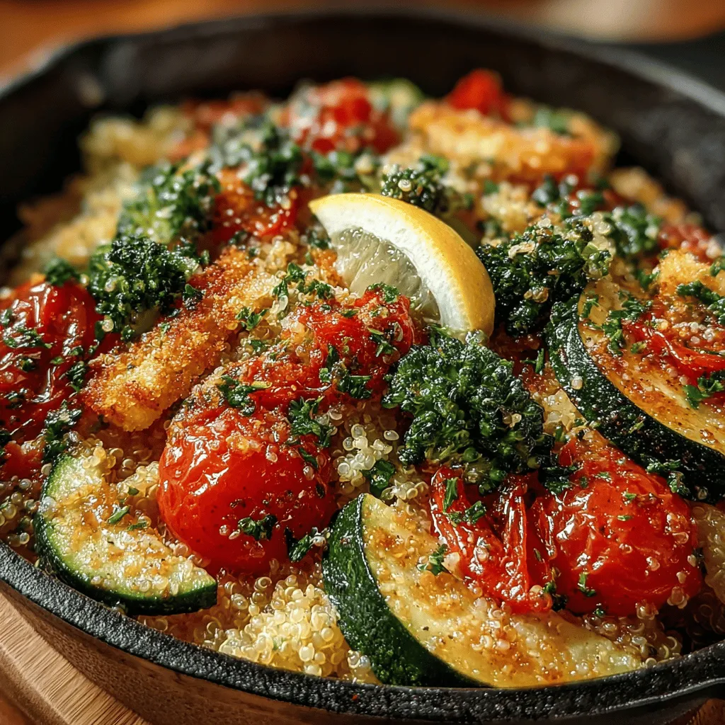 In today’s fast-paced world, the demand for quick, nutritious meals has never been higher. One-pan meals have emerged as a go-to solution for busy individuals and families looking to save time without sacrificing flavor or health. These meals allow for a seamless cooking experience, where you can combine various ingredients in a single pan, minimizing cleanup and maximizing taste. Among the many delightful one-pan recipes, the Zesty One-Pan Lemon Herb Quinoa & Veggies stands out as a colorful and nutritious option that’s perfect for any meal of the day.