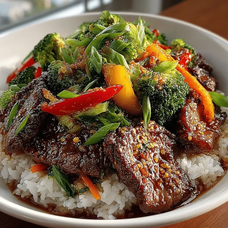 - 1 pound beef sirloin, thinly sliced - 2 tablespoons soy sauce - 2 tablespoons oyster sauce - 1 tablespoon cornstarch - 1 red bell pepper, sliced - 1 yellow bell pepper, sliced - 1 cup broccoli florets - 1 cup sliced carrots - 3 cloves garlic, minced - 1 tablespoon fresh ginger, minced - 2 tablespoons vegetable oil - Salt and pepper to taste