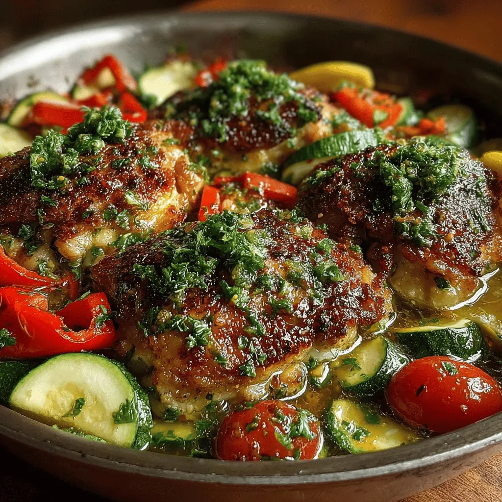 When it comes to quick and delicious weeknight meals, few dishes can rival the appeal of Zesty One-Pan Lemon Garlic Chicken & Garden Veggies. This vibrant recipe combines succulent chicken thighs with a medley of fresh vegetables, all prepared in one pan for a hassle-free cooking experience. The burst of lemon and garlic flavors not only tantalizes the taste buds but also embodies the essence of healthy eating, making it a perfect go-to for busy families or anyone seeking a nutritious dinner option. With the freshness of seasonal produce and the delectable aroma wafting through your kitchen, this meal promises satisfaction on multiple levels.