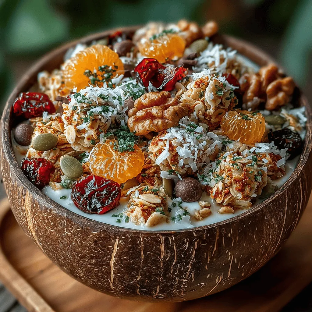To truly appreciate Pumpkin Spice Delight Granola, it's essential to understand its foundational ingredient: granola itself. Granola is a combination of rolled oats, nuts, seeds, and sweeteners, often baked to create a crunchy texture. Its origins can be traced back to the late 19th century when it was introduced as a health food. Granola gained popularity as a nutritious breakfast option, especially in the 1960s and 1970s, aligning with the health food movement.