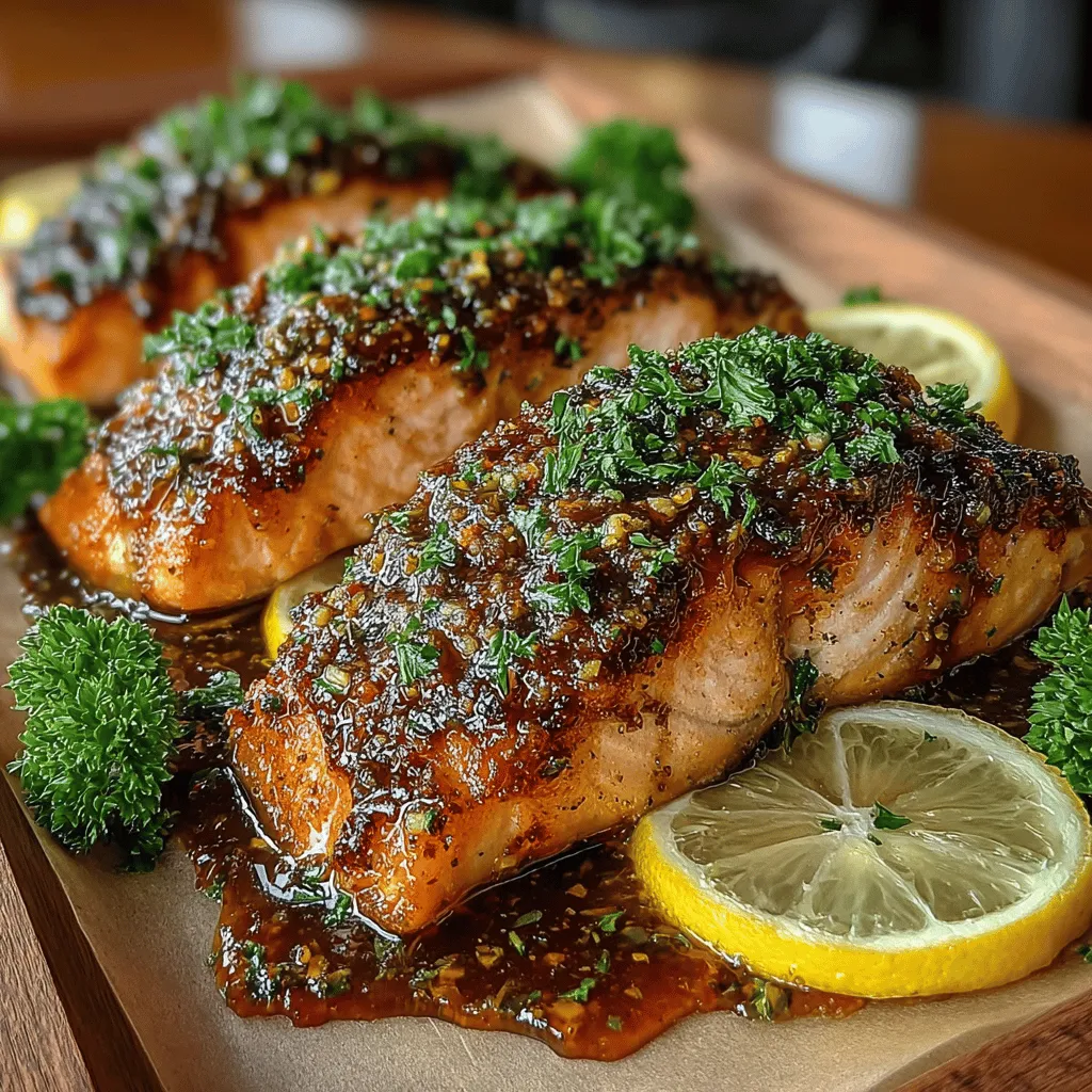 If you're searching for a dish that marries the delightful sweetness of honey with the savory tang of mustard, look no further than Honey Mustard Glazed Salmon. This exquisite recipe captures the essence of culinary elegance while remaining remarkably simple to prepare. The combination of flavors creates a dish that is not only pleasing to the palate but also visually stunning, making it a perfect centerpiece for any dining occasion, from casual weeknight dinners to more formal gatherings.