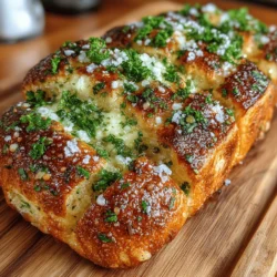 There’s something truly magical about the aroma of freshly baked breadsticks wafting through your kitchen. These delightful morsels are not just a side dish; they are an experience that can transform an ordinary meal into something extraordinary. Garlic Bliss Herb Butter Breadsticks, in particular, encapsulate this charm with their irresistible combination of flavors. Infused with the rich essence of garlic and a medley of aromatic herbs, these breadsticks are simple yet sophisticated enough to impress your family and friends. Whether served alongside a hearty pasta dish or enjoyed as a standalone snack, they are bound to become a staple in your home.
