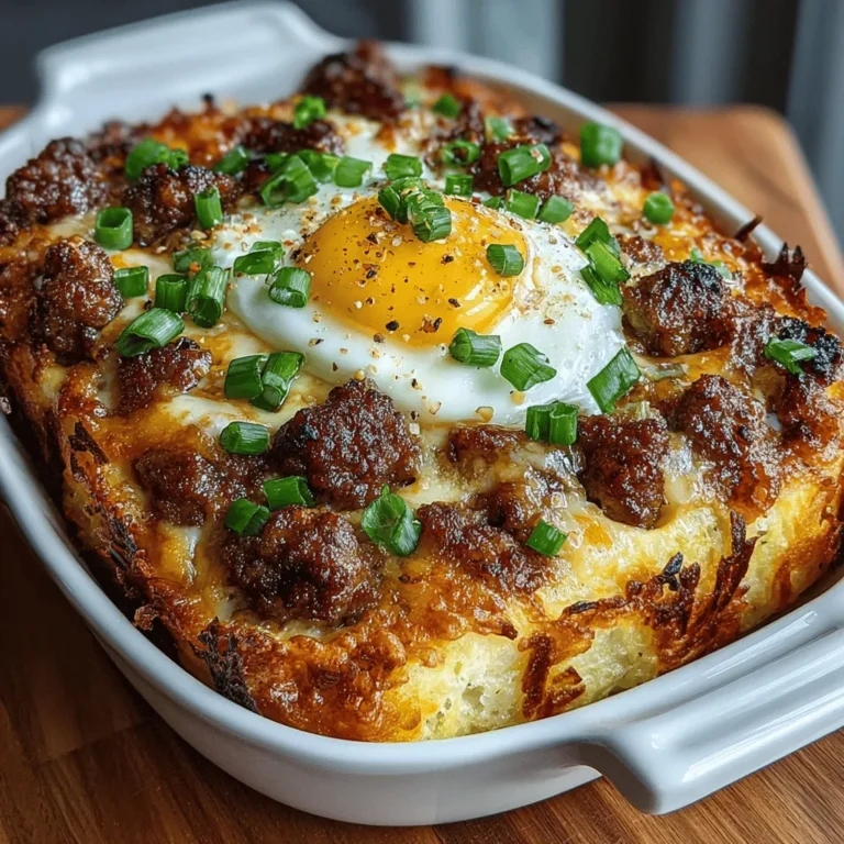 Breakfast is often hailed as the most important meal of the day, setting the tone for the hours ahead. Among the myriad of breakfast options, the Cheesy Sausage Breakfast Casserole stands out as a hearty, satisfying dish that combines the rich flavors of sausage and cheese with the comforting texture of hash browns. This recipe not only offers a delicious start to your day but also serves as a perfect option for brunch gatherings or family meals. In this article, we will delve into the details of this mouthwatering casserole, including its ingredients, preparation process, and tips for serving, allowing you to create a dish that will delight everyone at the table.