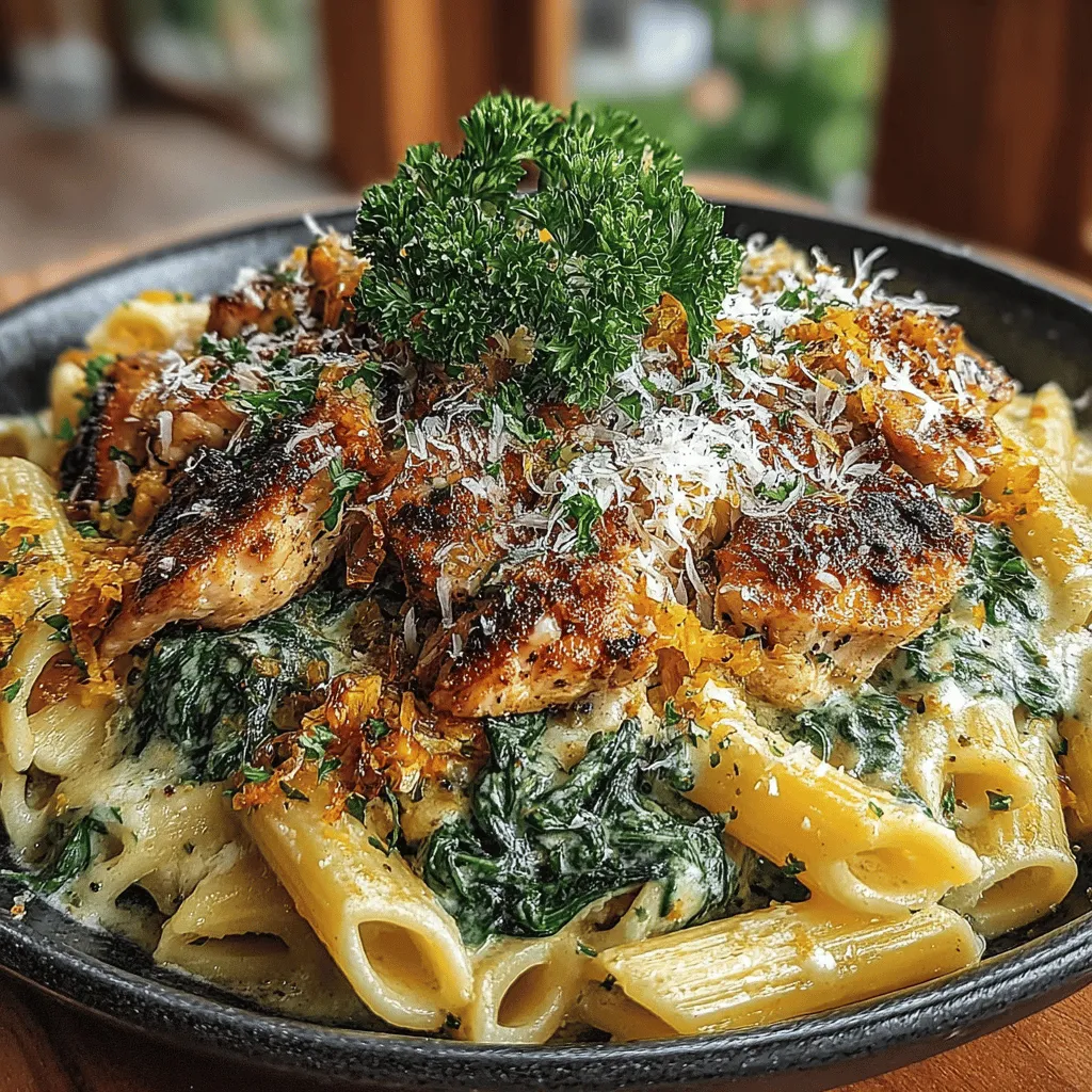 Welcome to a culinary journey that combines the rich flavors of creamy garlic sauce with tender chicken and fresh spinach, all served over perfectly cooked pasta. This Creamy Garlic Chicken and Spinach Pasta recipe is not only a delightful meal to prepare but also a comforting dish that can be enjoyed any night of the week. With its simplicity and elegance, it’s perfect for busy families or a quiet dinner for two. In this article, we will explore the ingredients, preparation steps, and the reasons why this dish will become a staple in your kitchen.