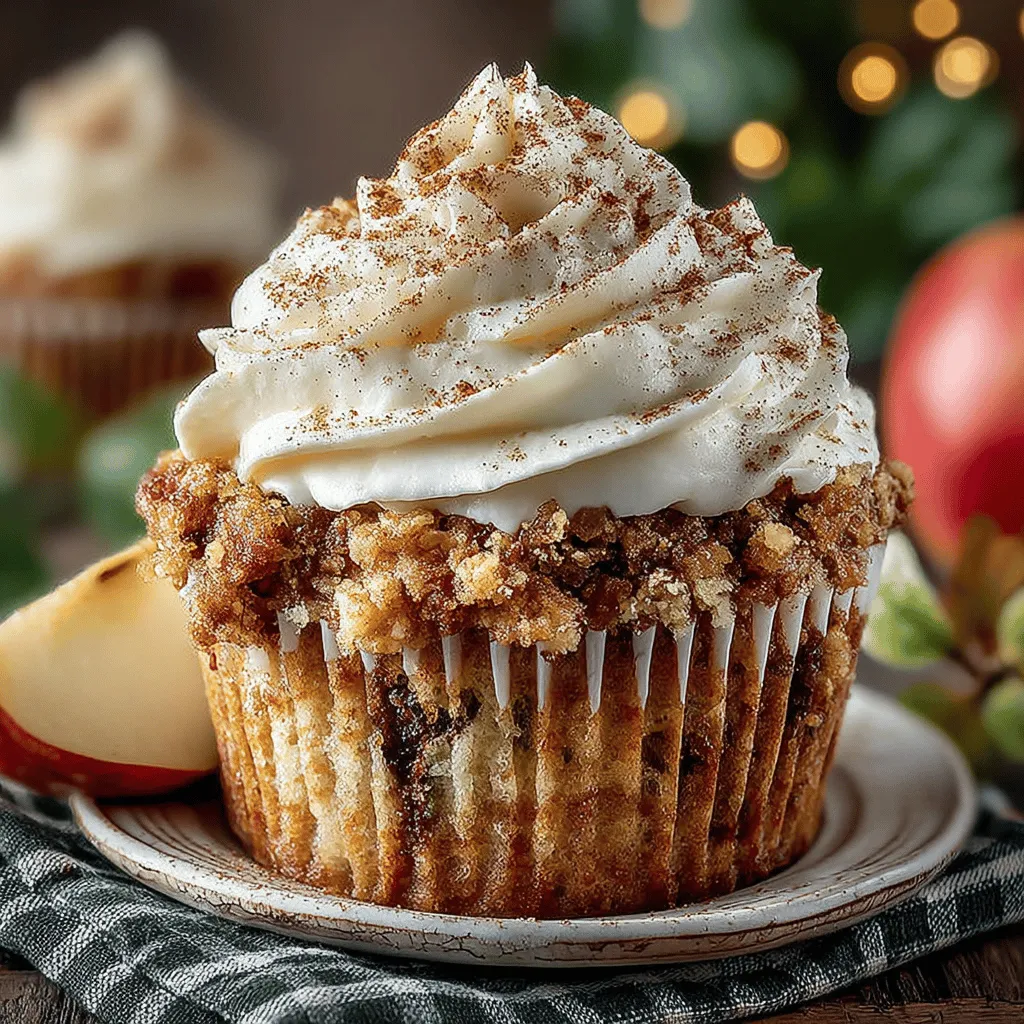 - 1 ½ cups all-purpose flour - 1 tsp baking powder - ½ tsp baking soda - ½ tsp ground cinnamon - ¼ tsp ground nutmeg - ¼ tsp ground allspice - ½ cup unsalted butter, softened - 1 cup granulated sugar - 2 large eggs - 1 tsp vanilla extract - ½ cup apple cider - 1 cup grated fresh apples (about 2 medium apples)