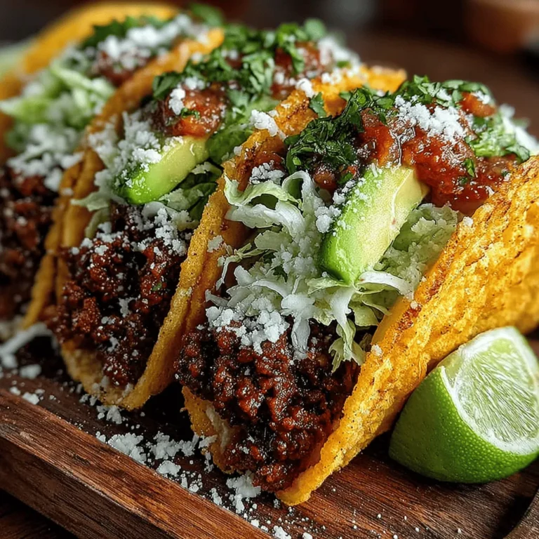Tacos have long held a cherished place in culinary hearts around the globe, celebrated for their vibrant flavors and versatility. This beloved Mexican dish, with its origins dating back to ancient civilizations, has evolved into countless variations, making it a staple in kitchens everywhere. Among the many types of tacos, zesty beef tacos stand out for their bold flavors, delightful textures, and the ability to cater to diverse tastes. Whether you’re looking for a quick weeknight dinner or planning a casual gathering with friends, zesty beef tacos are the perfect solution. They offer a satisfying meal that is both easy to prepare and certain to impress.