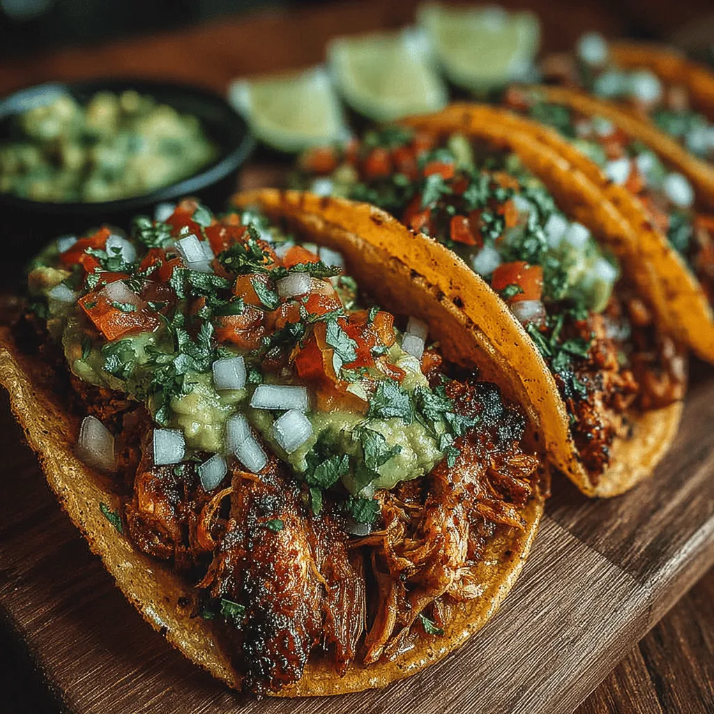 Zesty Lime Chicken Tacos are the perfect embodiment of a fresh, vibrant meal that can elevate any gathering or serve as a delightful weeknight dinner. This dish captures the essence of Mexican cuisine, combining tender, marinated chicken with a burst of zesty flavors, making it an irresistible option for taco lovers. Whether you're hosting a lively dinner party or looking for a quick and satisfying meal for your family, these tacos promise to deliver a delicious experience that is both easy to prepare and packed with flavor.