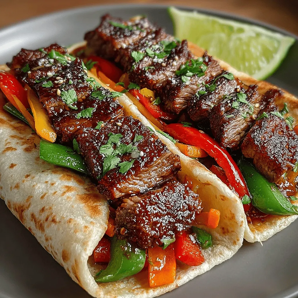 Sizzling Beef & Veggie Delight Wraps are a delightful and nutritious option for any meal. Packed with tender flank steak and a colorful array of vegetables, this dish is not only visually appealing but also rich in flavor and nutrients. Perfect for a quick weeknight dinner or a satisfying lunch, these wraps are versatile and easy to prepare. In this article, we’ll explore the ingredients, step-by-step instructions, and the benefits of making this delicious recipe at home.