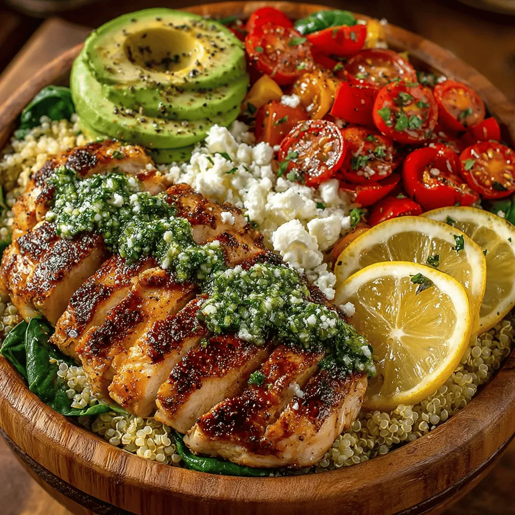 In the world of nutritious cuisine, few dishes stand out like Savory Lemon Herb Chicken and Quinoa Bowls. This delightful recipe is not only versatile and easy to prepare but also packed with flavor and health benefits, making it a perfect choice for lunch or dinner any day of the week. Imagine succulent pieces of marinated chicken, vibrant quinoa, and an array of fresh vegetables all combined in a bowl that celebrates both taste and nutrition. With the zesty brightness of lemon and the aromatic essence of herbs, this dish is a feast for the senses that promotes a healthy lifestyle.