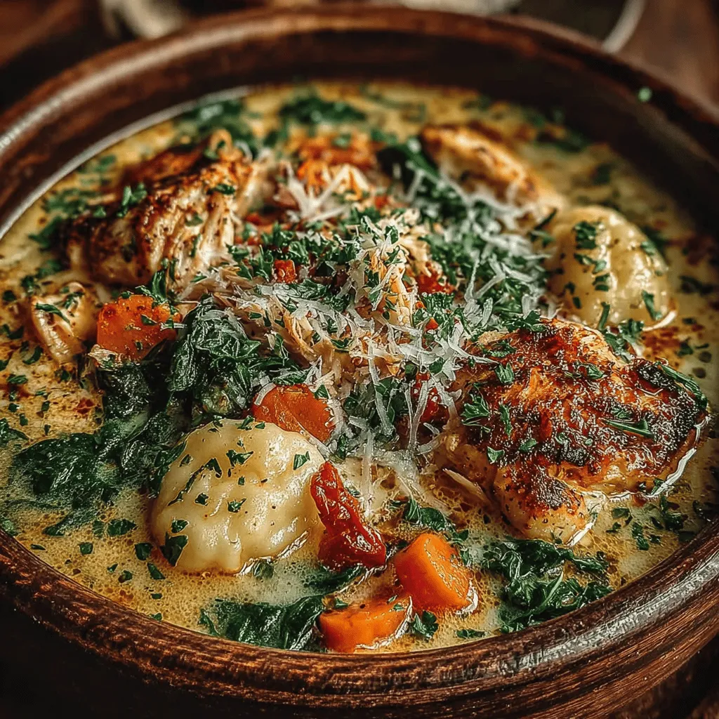 As the leaves turn and the air becomes crisp, there’s nothing quite like a bowl of steaming soup to warm the soul. Enter the Hearty Creamy Chicken Gnocchi Soup—a comforting, rich dish that embodies the essence of home-cooked goodness. This soup is not just a meal; it’s an experience that brings family and friends together, making it perfect for chilly days or cozy gatherings. With every spoonful, you’ll discover a harmonious blend of flavors and textures that make it a standout choice for any occasion.
