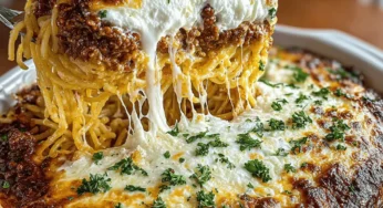 Comforting Classic Baked Spaghetti Casserole