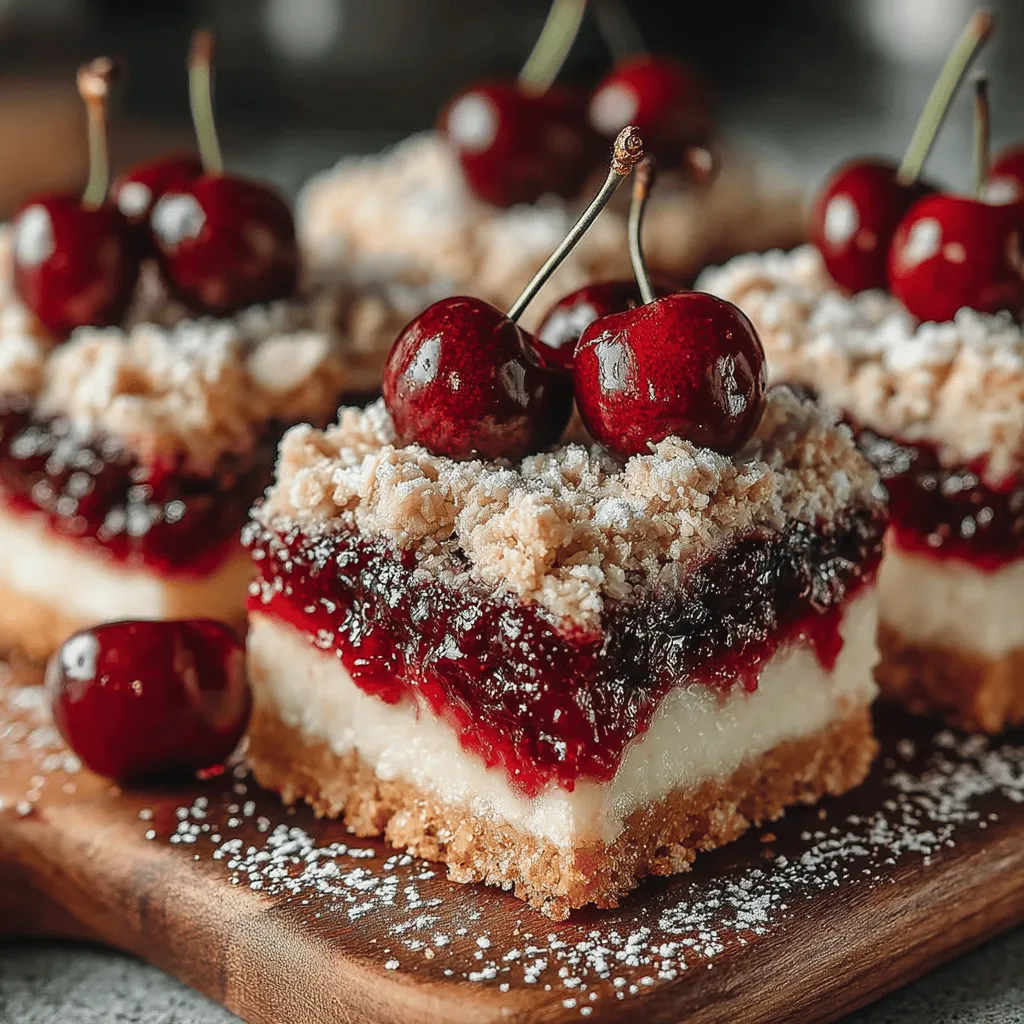 Cherry desserts hold a special place in the hearts of many food lovers. The irresistible combination of sweet and tart flavors, along with vibrant colors, makes cherries a standout ingredient in various culinary creations. From classic cherry pies to luscious tarts, cherries bring a burst of summer into every bite. Among these delightful treats, Sweet Cherry Bliss Bars emerge as a favorite, offering a perfect balance of flavors and textures that make them ideal for any occasion.