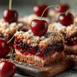 Cherry desserts hold a special place in the hearts of many food lovers. The irresistible combination of sweet and tart flavors, along with vibrant colors, makes cherries a standout ingredient in various culinary creations. From classic cherry pies to luscious tarts, cherries bring a burst of summer into every bite. Among these delightful treats, Sweet Cherry Bliss Bars emerge as a favorite, offering a perfect balance of flavors and textures that make them ideal for any occasion.