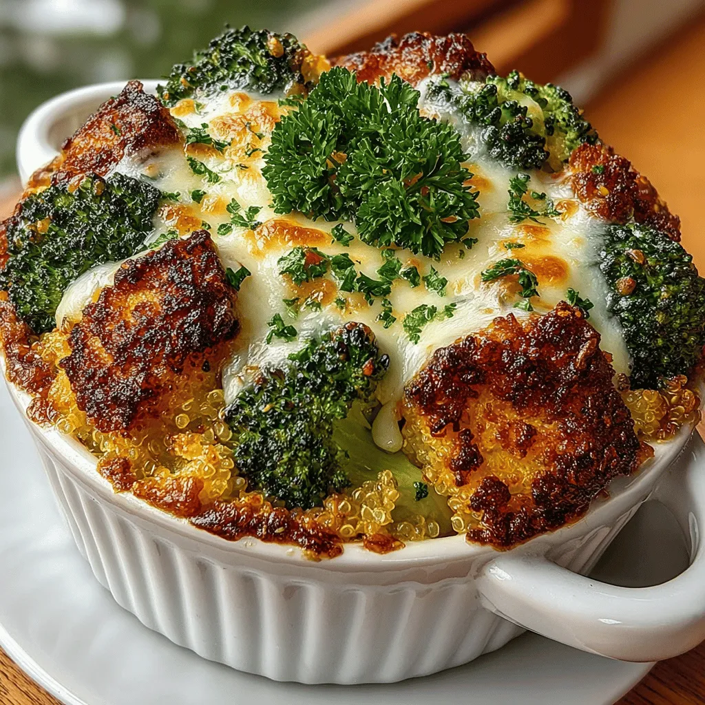 Creating the perfect Creamy Broccoli Bliss Bake requires careful attention to how you combine your ingredients. Start by gathering your essential components: fresh broccoli, eggs, cheese, cream, breadcrumbs, and seasonings.