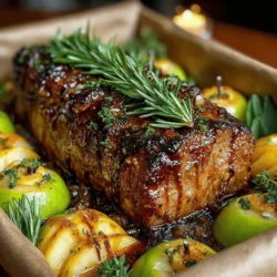 Autumn Harmony: Herb Roasted Pork Loin with Apples