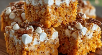 Pumpkin Spice Rice Krispie Treats: A Fall Delight