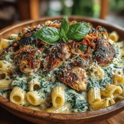 In the realm of quick and satisfying weeknight dinners, Creamy Spinach and Chicken Skillet Pasta emerges as a standout option. This dish combines the heartiness of chicken and pasta with the rich, velvety texture of a creamy sauce, all while incorporating fresh spinach for a nutritious twist. With its delightful medley of flavors and ease of preparation, this recipe is perfect for busy individuals or families seeking a delicious meal without spending hours in the kitchen.