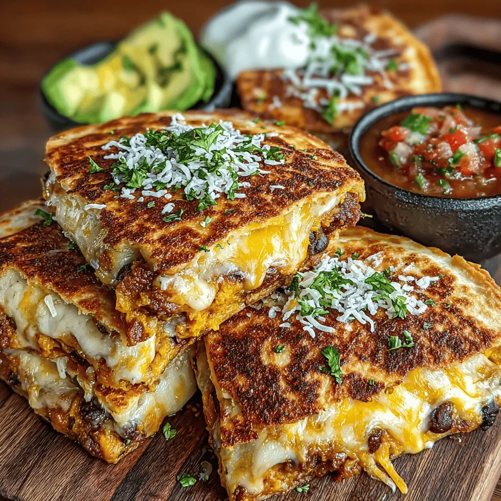 Sweet potato and black bean quesadillas offer a delightful combination of flavors and textures that are sure to please any palate. This recipe not only caters to the taste buds but also packs a nutritional punch, making it a great choice for health-conscious eaters. The creamy sweetness of the roasted sweet potatoes pairs perfectly with the earthy richness of black beans, creating a balance that is both satisfying and wholesome. As a versatile dish, quesadillas can be enjoyed as a quick lunch, a hearty dinner, or even a tasty snack, making them the perfect choice for various occasions.