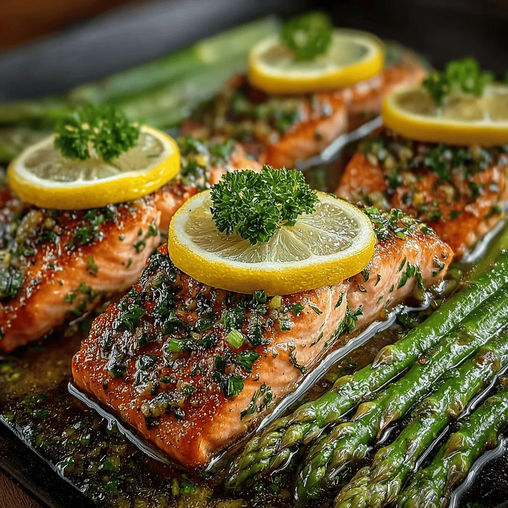 In today's fast-paced world, the demand for quick yet healthy meals is at an all-time high. Enter the Zesty One-Pan Lemon Herb Salmon with Asparagus—a dish that perfectly marries convenience with flavor. This delightful recipe not only promises a burst of freshness but also caters to those looking for a nutritious meal that can be prepared in no time. The beauty of a one-pan meal lies in its simplicity; minimal cleanup and maximum taste make it an ideal choice for busy weeknights or a sophisticated dinner party.
