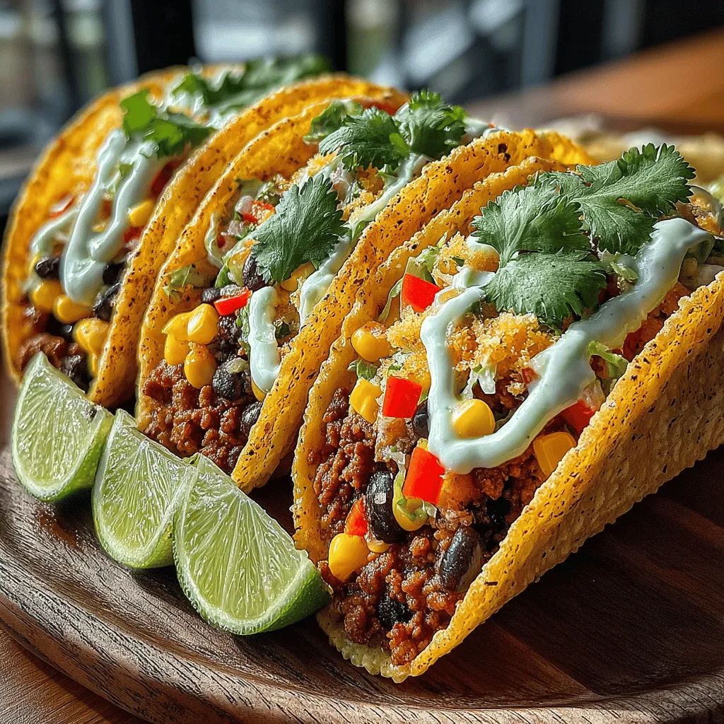 Tacos have long been celebrated as one of the most versatile meal options in the culinary world. With their endless variety of fillings and toppings, they can cater to any palate and occasion. Whether you're hosting a casual gathering, enjoying a family dinner, or looking for a quick weeknight meal, tacos offer a delightful solution that’s both satisfying and fun to assemble. Among the myriad of taco recipes, Colorful Crunch Turkey Tacos stand out as a healthy and flavorful choice that is sure to please both the health-conscious and taco enthusiasts alike.