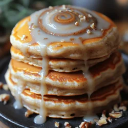 When it comes to breakfast, few things evoke the same sense of comfort and joy as a stack of warm pancakes. Fluffy, golden, and versatile, pancakes have become a cherished staple on breakfast tables around the world. Their ability to be dressed up or down, combined with a variety of toppings and fillings, makes them a beloved choice for both casual mornings and special occasions. Now, imagine elevating that classic pancake experience with the irresistible flavors of a cinnamon roll. Enter Swirly Cinnamon Roll Pancakes—a delightful fusion that brings together the best of both worlds.