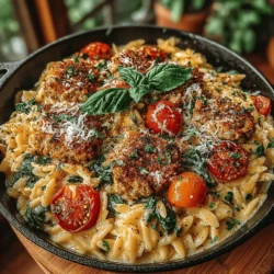 One-Pan Creamy Sausage & Spinach Orzo: The Perfect Comfort Food